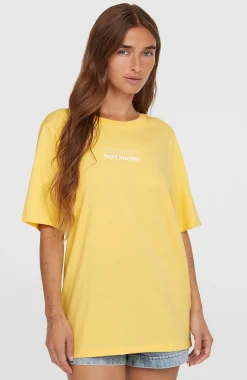FemmesT-shirt Future Surf Society| Jaune