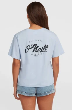 FemmesT-shirt O'Neill Boxy Back-Print| Bleu