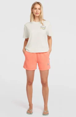 FemmesT-shirt O'Neill Boxy Back-Print| Blanc