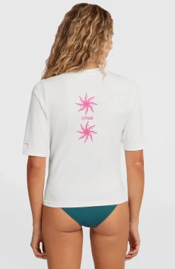FemmesT-shirt O'Neill Hybrid Polygiene UPF 50+| Blanc