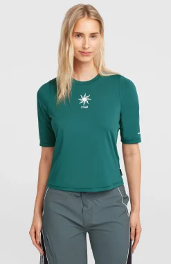 FemmesT-shirt O'Neill Hybrid Polygiene UPF 50+| Vert