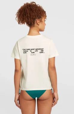 FemmesT-shirt O'Neill Polygiene Cotton Graphic| Blanc