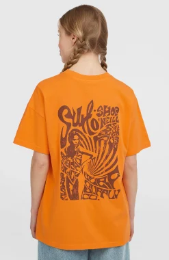FemmesT-shirt O'Riginals Back-Print| Orange