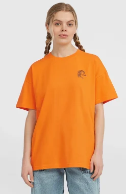 FemmesT-shirt O'Riginals Back-Print| Orange