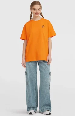 FemmesT-shirt O'Riginals Back-Print| Orange