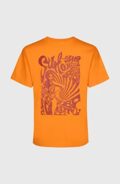FemmesT-shirt O'Riginals Back-Print| Orange