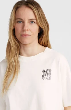 FemmesT-shirt oversize Surf Heroes| Blanc