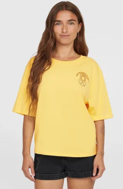 FemmesT-shirt Summer Must Haves Back Print| Jaune