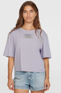 FemmesT-shirt Summer Must Haves Back Print| Violet