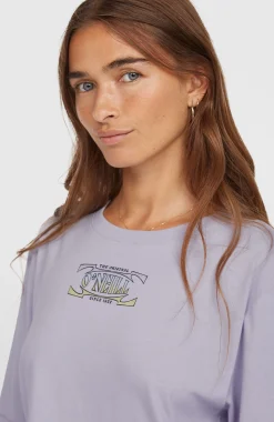FemmesT-shirt Summer Must Haves Back Print| Violet