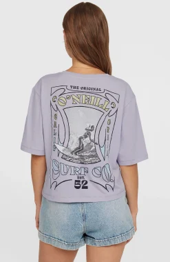 FemmesT-shirt Summer Must Haves Back Print| Violet