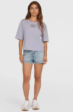FemmesT-shirt Summer Must Haves Back Print| Violet