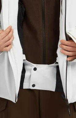 FemmesVeste de ski à ceinture FWC'Cruz Hybrid| Blanc Mix