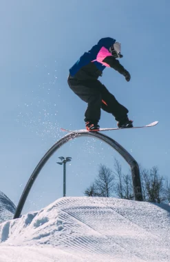 FemmesVeste de ski asymétrique FWC'Play| Bleu Mix