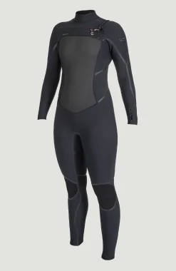 FemmesWMS PSYCHO TECH 4/3+ CHEST ZIP FULL| Noire