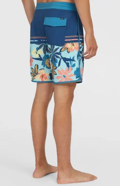 HommesBoardshort Cruzer Scallop 18| Bleu