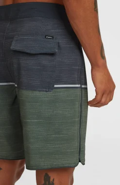 HommesBoardshort Hyperfreak Mysto Block 19| Vert Mix