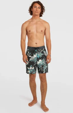 HommesBoardshort Hyperfreak Mysto Scallop 19| Noire