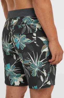 HommesBoardshort Hyperfreak Mysto Scallop 19| Noire
