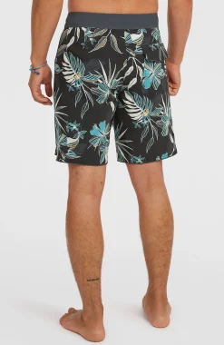 HommesBoardshort Hyperfreak Mysto Scallop 19| Noire