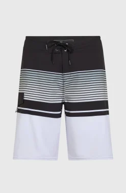 HommesBoardshort Lennox Stripe 21| Blanc Mix