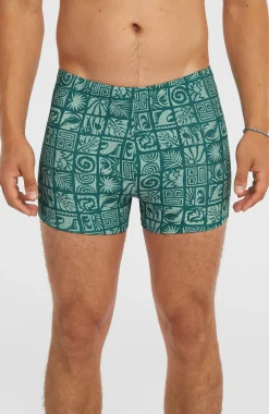HommesBoxer Essentials All-Over-Print| Bleu