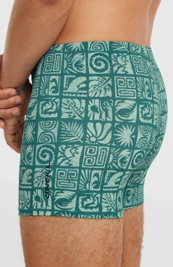 HommesBoxer Essentials All-Over-Print| Bleu