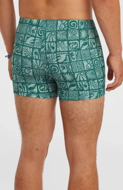 HommesBoxer Essentials All-Over-Print| Bleu