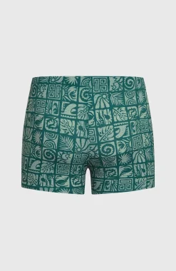 HommesBoxer Essentials All-Over-Print| Bleu
