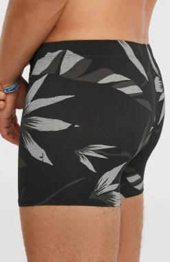 HommesBoxer Essentials All-Over-Print| Noire