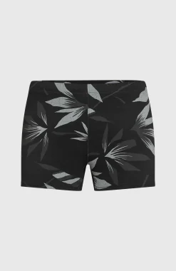 HommesBoxer Essentials All-Over-Print| Noire