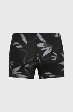 HommesBoxer Essentials All-Over-Print| Noire