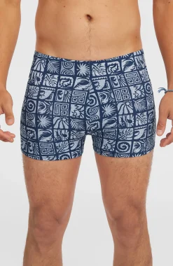 HommesBoxer Essentials All-Over-Print| Bleu Mix