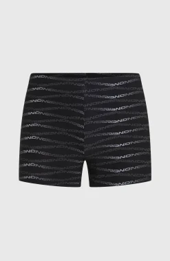 HommesBoxer Essentials All-Over-Print| Noire