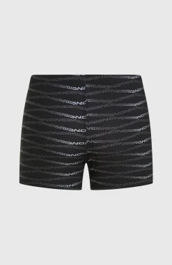 HommesBoxer Essentials All-Over-Print| Noire