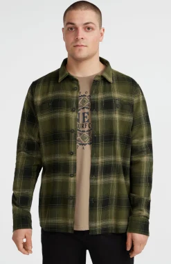 HommesChemise en flanelle Check| Vert
