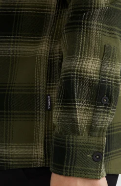 HommesChemise en flanelle Check| Vert