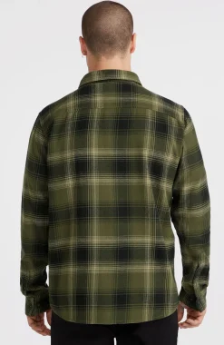 HommesChemise en flanelle Check| Vert