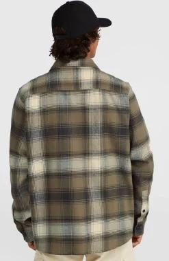 HommesChemise en flanelle Check| Brun