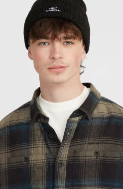 HommesChemise en flanelle Check| Noire