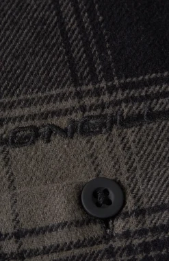 HommesChemise en flanelle Check| Noire