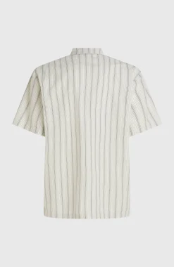 HommesChemise Jacquard Stripe| Beige