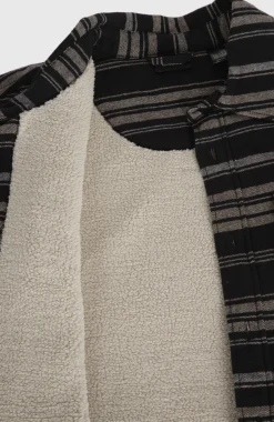 HommesChemise Must-Have doublée en polaire| Noire