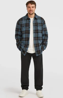HommesChemise Must-Have doublée en polaire| Bleu