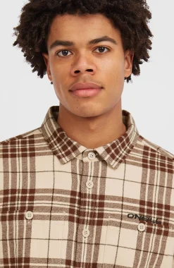 HommesChemise Must-Have en flanelle| Beige