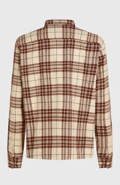 HommesChemise Must-Have en flanelle| Beige