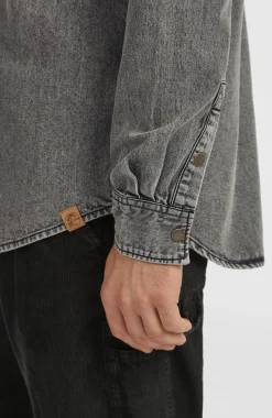 HommesChemise O'Riginals en jean| Noire