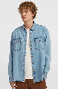HommesChemise O'Riginals en jean| Bleu