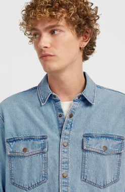 HommesChemise O'Riginals en jean| Bleu