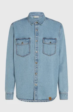 HommesChemise O'Riginals en jean| Bleu